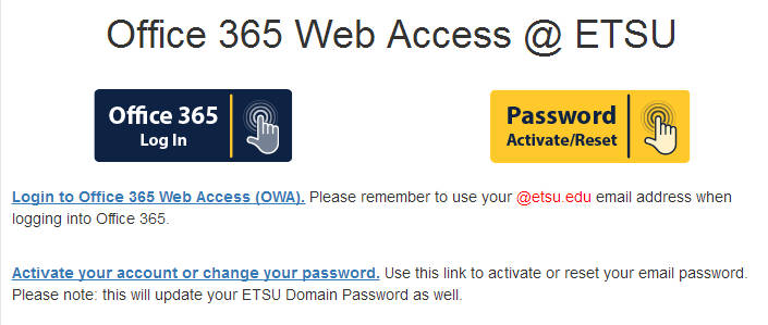 ETSU Webmail Login | ETSU Mail Login