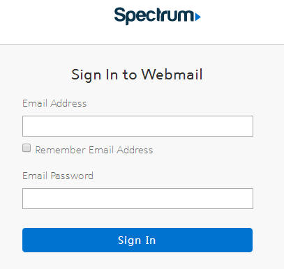 spectrum webmail login