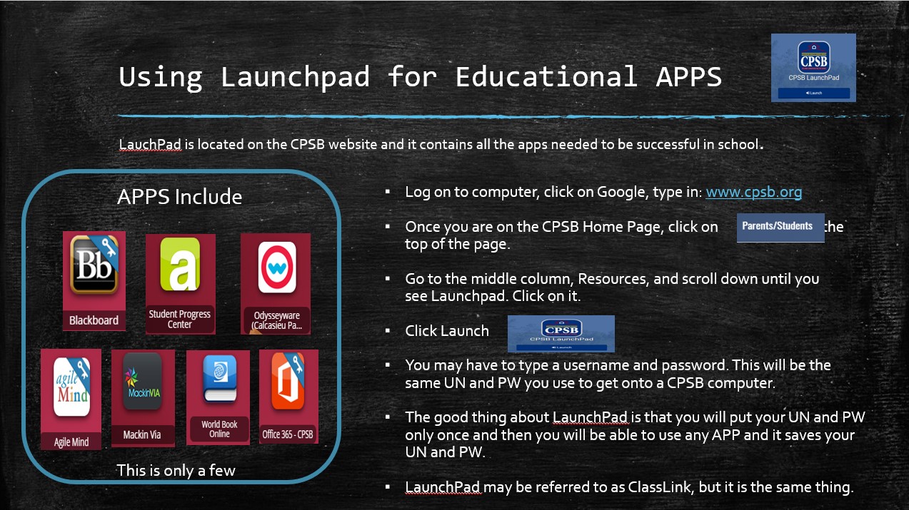 cpsb-launchpad-login-everything-you-need-to-know